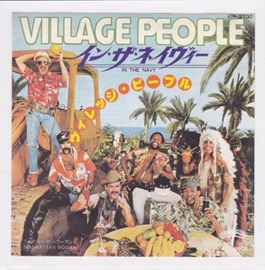 ■中古品■Village People ヴィレッジ・ピープル/in the navy + Manhattan woman(USED 7 INCH SINGLE)