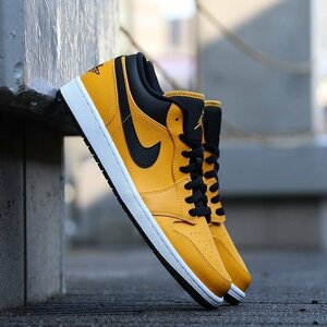 700☆希少！エア ジョーダン 1 LOW ユニバーシティゴールド / NIKE AIR JORDAN 1 LOW 26.5cm新品 国内正規品