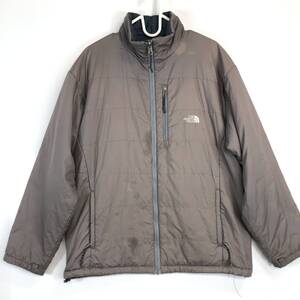 The North Face ノースフェイス 中綿入り ナイロンジャケット グレー系 メンズ Lサイズ MY17100