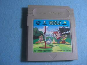 【GAME BOY】 ゲームボーイ　『GOLF ゴルフ』 本体のみ　作動未確認