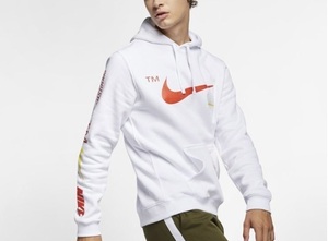 ☆匿名発送☆新品タグ付き Lサイズ ナイキ クラブ マイクロブランディング パーカー NIKE NSW CLUB MICROBRANDING HOODIE ロゴ フーディ　