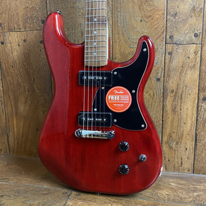 Squier Paranormal Strat-O-Sonic Crimson Red Transparent