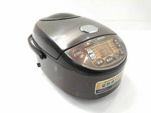 ◆ 動作品 ZOJIRUSHI 象印 IH炊飯ジャー 極め炊き 炊飯ジャー NW-VH10型 5.5合 ブラウン 2022年製 0521A7 @100 ◆