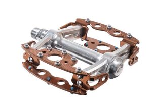 【新品未使用】SiM Works by MKS シムワークス バイ 三ヶ島製作所 Taco Pedal High Polished Bronze タコペダル ハイポーリッシュ ブロンズ