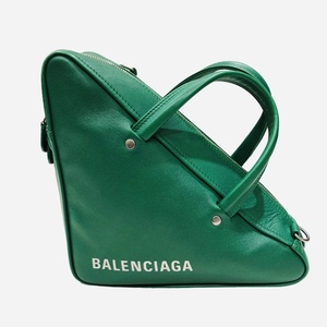 バレンシアガ BALENCIAGA トライアングルダッフルショルダーバッグ 476975 カーフ ショルダーバッグ 中古