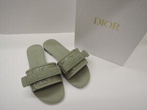 Christian Dior クリスチャン・ディオール フラット ベルクロ ラバー サンダル ディオエボリューション ABランク 小物 BRB・バッグ・財布