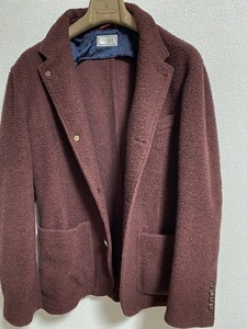 【BRUNELLO CUCINELLI】ブルネロクチネリ　アンゴラ混ジャケットコート　型番：ME4956225 CJ593 MADE IN ITALY