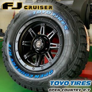 新品 FJクルーザー 17インチタイヤホイール TOYO OPENCOUNTRY RT 265/65R17 265/70R17 285/70R17 ホワイトレター