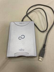 読み書き消去確認済み　ポータブルフロッピーディスクドライブ　FDD　USB　富士通　FUJITSU　FMFD-51S