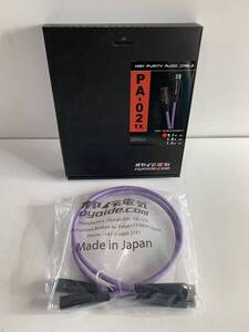 ⑤u921◆オヤイデ電気◆ケーブル PCOCC-A PA-02 TX 0.7m HIGH PURITY AUDIO CABLE 音響ケーブル FOR INTERCONNECT 未使用 保管品 箱付