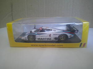 SPARK LANCIA LC2 4TH 1000KM SPA 1985 MARTINI #4 1/43 SB228 ランチア スパ 4位 マルティニ スパーク