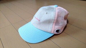 Champion チャンピオン メッシュ キャップ 帽子 パステルカラー キッズ ガール 小学生 女の子