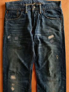 RRL “SENECA” ディストレストウエスタンデニム 30/32 黄金期アイテム （ジーンズパンツラルフローレン