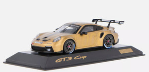 スパーク Spark 1/43 ポルシェ 911 (992) GT3 Cup 5000 ゴールドメタリック Porsche works 特注品