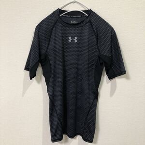 ★アンダーアーマー UNDER ARMOUR コンプレッションインナー 半袖 ブラック系 Sサイズ MCM3357 ヒートギア