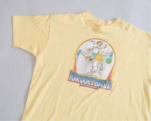 【XL】70s プリント tシャツ シングルステッチ ヴィンテージ 80s 90s アメリカ製 USA製 hanes fruit of the loom アート 企業