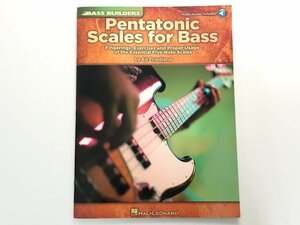 ★　【洋楽譜 Pentatonic Scales for Bass BASS BUILDERS ベース】175-02402