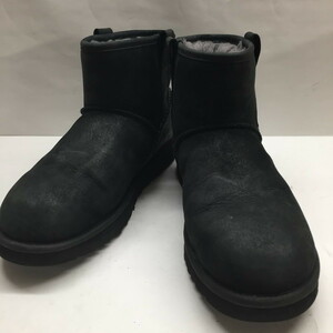 超美品UGG クラシックミニ メンズ ムートンブーツ 1008621 ブラック サイズ：27.0cm [jgg]