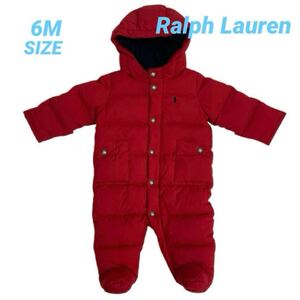 Ralph Lauren 6M ベビー ダウン カバーオール 冬 B10335