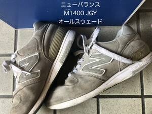 【使用感あり】ニューバランス M1400 JGY 定番グレー色 USA製◆new balance オールスエード