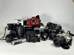 1円〜 ◆ カメラ レンズ おまとめ / LUMIX コニカ Canon ニコン PENTAX ミノルタ TAMRON / フィルムカメラ デジタルカメラ / 動作未確認 