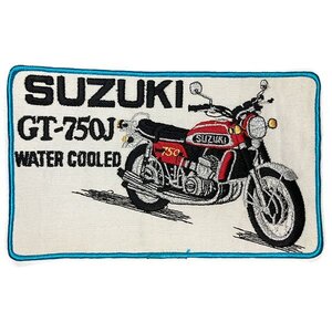 スズキ 大型 ビンテージ パッチ SUZUKI Large Vintage Patch 旧車 国産車 日本車 国産旧車 ワッペン Japanese Motorcycle