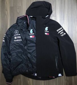 メルセデス F1 2018 支給品 3wayジャケット XS 日本人向けレアサイズ トミーフィルフィガー ハミルトン移籍！ボッタス トト・ウォルフ鈴鹿