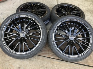 4本セット プレシャス Precious AST M1 19X8.0J 5/114.3 ブラック 納期優先おすすめタイヤ 235/40R19 アコード マツダ MAZDA6 軽量