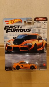 ホットウィール プレミアム ワイルドスピード Toyota GR Supra トヨタ スープラ FAST SUPERSTARS 5/5　未開封