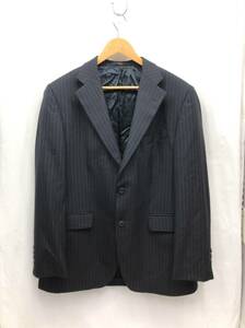 DAKS ストライプ ジャケット ブレザー メンズ EUR50 UK40R ネイビー系 ダックス 23121303