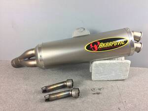 管理番号03936　AKRAPOVIC　アクラポビッチ　スリップオン　マフラー　R1200R　07-10　チタン　検索用　R1200RT　R1200ST