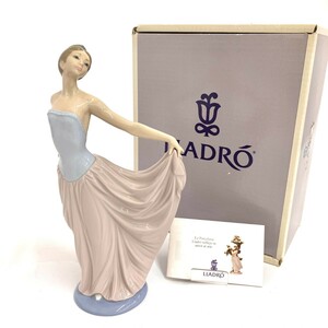 美品◆LLADRO リヤドロ フィギュリン 踊る少女◆箱付 5050 マルチカラー 陶器 バレリーナ 置物