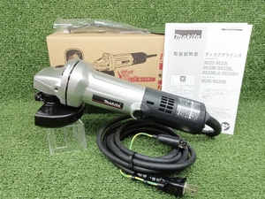 未使用 makita マキタ 100mm ディスクグラインダー 研削 研磨 9533