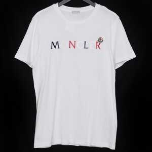 MONCLER ロゴTシャツ Sサイズ ホワイト H10918C00043 8390T モンクレール 半袖カットソー ss t-shirt