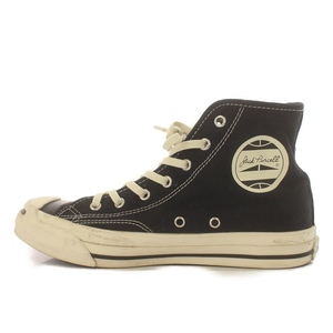 コンバース CONVERSE 1CL811 BIOTOP別注 JACK PURCELL PP RH HI スニーカー US5 24cm 黒 ブラック /☆K レディース