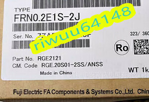 【保証付き】【送料無料】★新品！FUJI / 富士電機 　FRN0.2E1S-2J 　インバーター