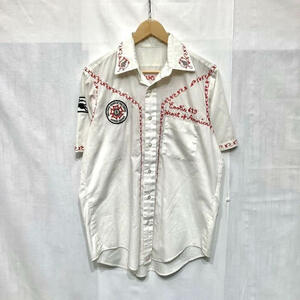 VINTAGE SHIRT The Military Order of the Cootie Embroidery Shirts ビンテージ 半袖シャツ 刺繍 VFW 70s 80s 古着 退役軍人組織