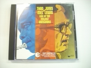 [コピーコントロールCD] THAD JONES & MEL LEWIS / LIVE AT THE VILLAGE VANGUARD サド・ジョーンズ メル・ルイス EU盤 EMI ◇r30513