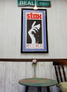 スタックス・レコード/ロゴ・ポスター/Stax Records/メンフィス・ソウル/Memphis Soul/Sweet Soul Music/ガンボアート/ワッツタックス