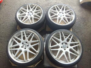 WORK　グノーシス　プリウス　19インチ　8.0J/8.5J　アルミタイヤセット　215/35R19　4本セット　中古品