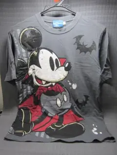 S9/2　ディズニーハロウィン　吸血鬼　ドラキュラ　ミッキー　Tシャツ　Sサイズ