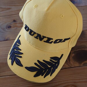 ★②新品未使用 保管品 DUNLOP winners cap ダンロップ　ウィナーズキャップ 黄色 イエロー フリーサイズ 額にダンロップのマーク★