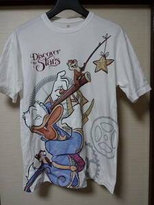 Disneyland Paris ディズニーランド パリ☆25周年アニバーサリーTシャツS♪チップ&デール ドナルド 男女兼 レア