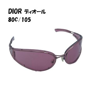 □◆美品 Christian Dior クリスチャンディオール 80C/105 サングラス ピンク TRAILER