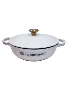 LE CREUSET◆鍋/サイズ:22cm/WHT