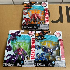 【3体セット】TF mini-con スリップストリーム ダイブボム ソウバック 海外版ディスガイズ 球形トランスフォーマー ミニコン マイクロン