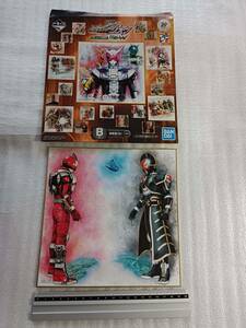 一番くじ 仮面ライダージオウ vol.3 feat.双動 仮面ライダーダブル B賞 水彩色コレ BANDAI バンダイ 