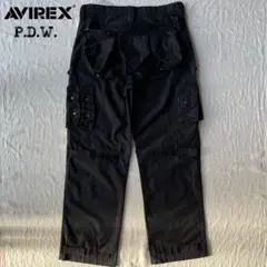 00s AVIREX PDW Bondage gimmick pants y2k