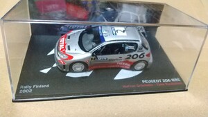 ディアゴスティーニ ラリーカーコレクション 1/43スケール プジョー206WRC ケース未開封品 冊子なし現状渡し品