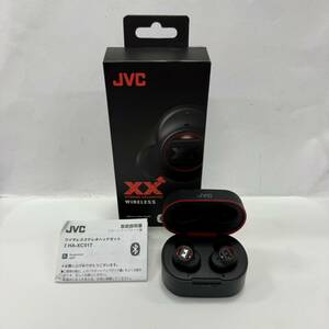 【通電確認OK】JVC ワイヤレス イヤホン HA-XC51T-B 充電ケース イヤーピース USB充電専用 中古 現状品